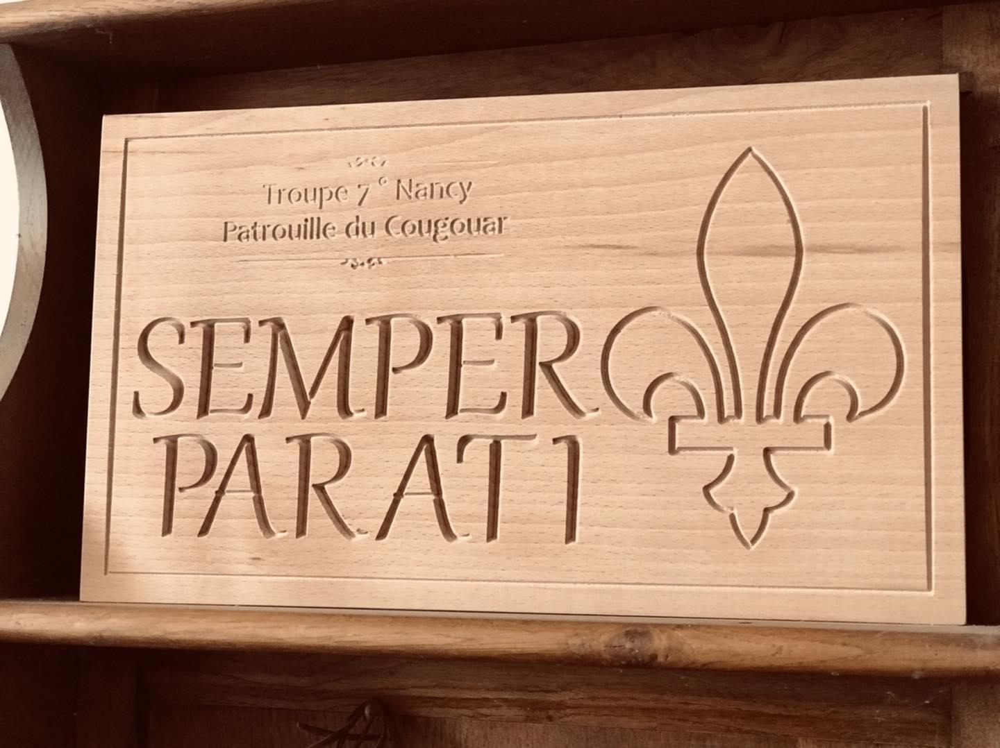 Semper parati gravure